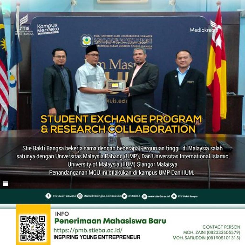 Student Exchange Programe and Research Collaboration